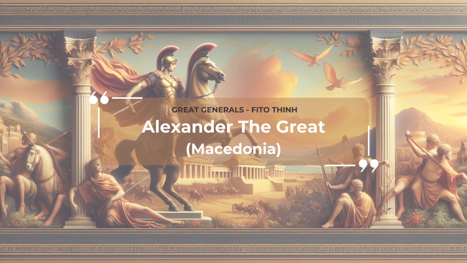 Alexander Đại Đế, tìm hiểu cùng Fito Thịnh