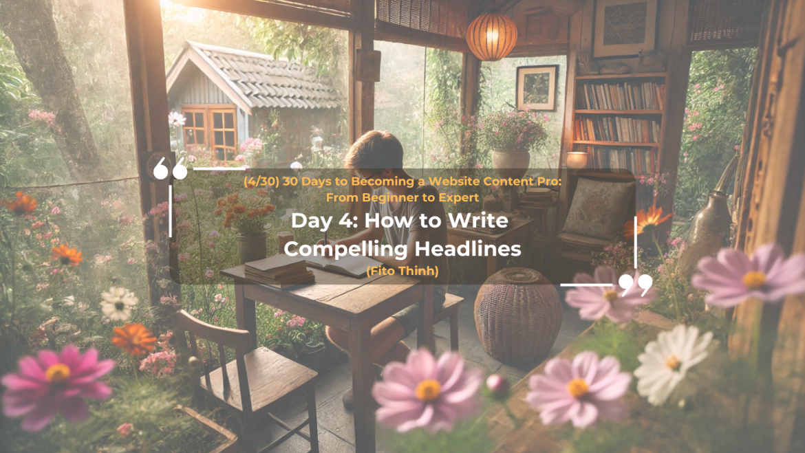 (4/30) 30 Days to Becoming a Website Content Pro: From Beginner to Expert