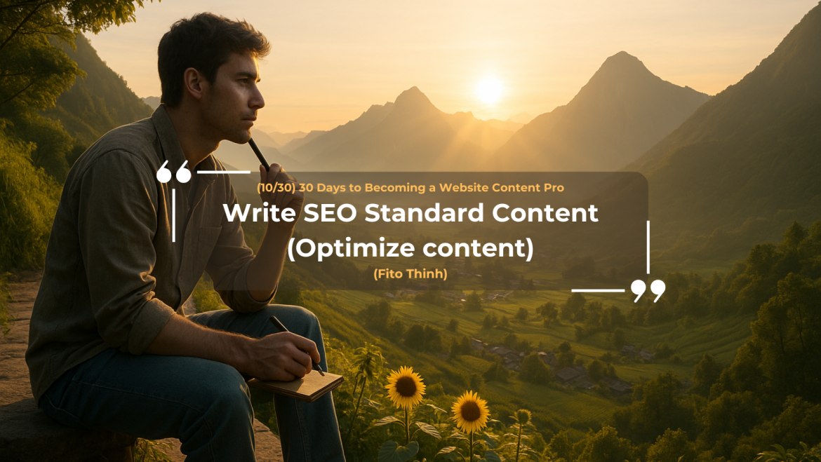 (10/30) 30 Days to Becoming a Website Content Pro: From Beginner to Expert
